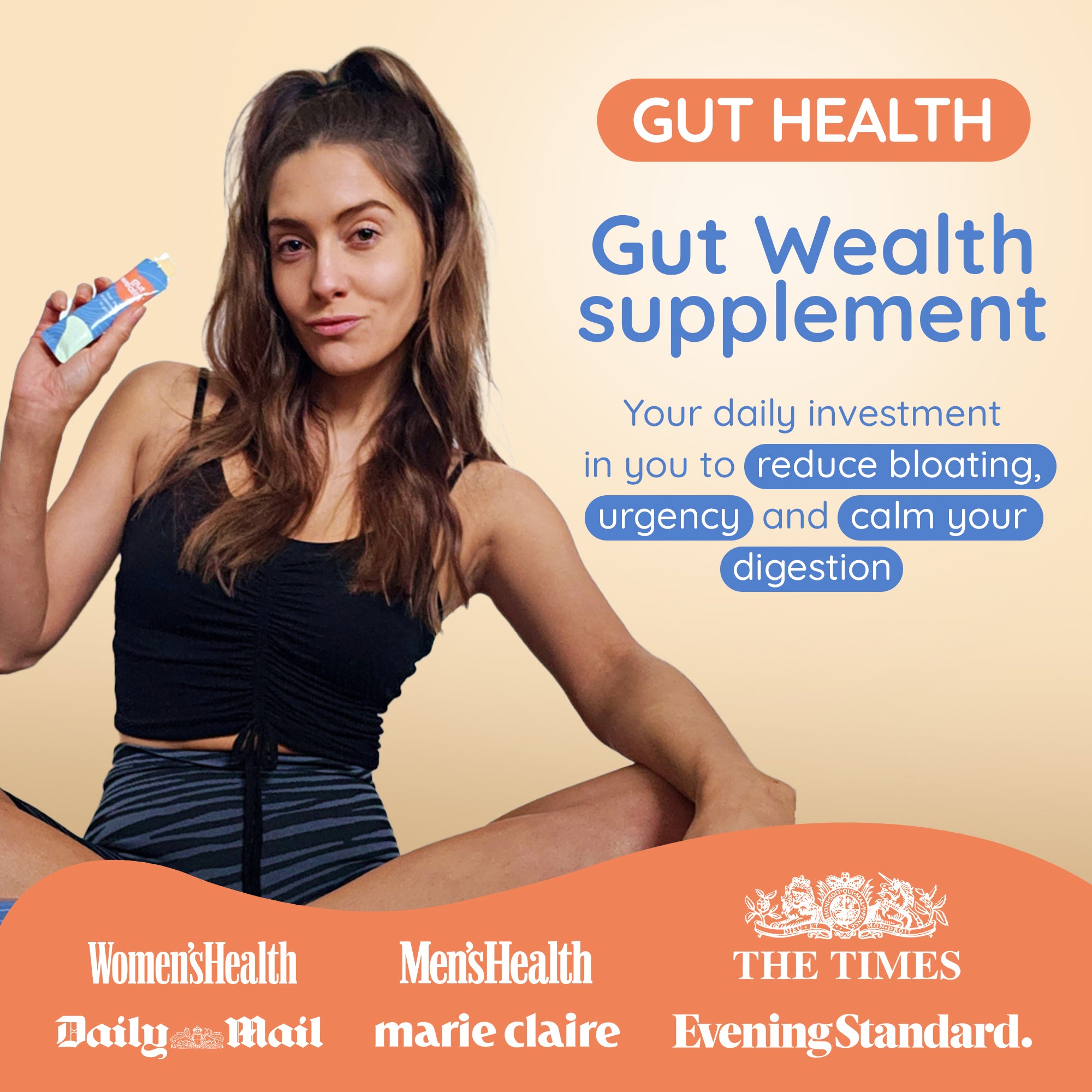 Gut Wealth® calms digestive upset and improves bowel regularity